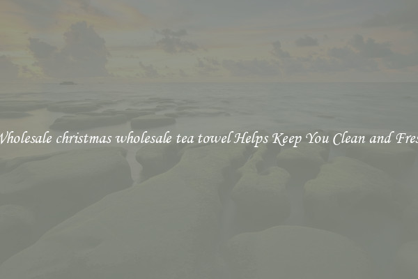 Wholesale christmas wholesale tea towel Helps Keep You Clean and Fresh