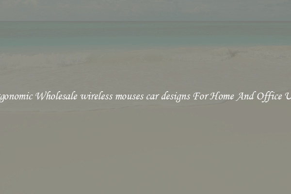 Ergonomic Wholesale wireless mouses car designs For Home And Office Use.