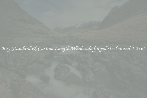 Buy Standard & Custom Length Wholesale forged steel round 1.2365