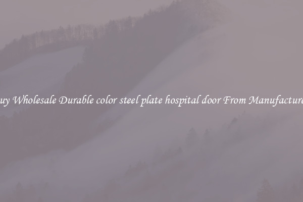 Buy Wholesale Durable color steel plate hospital door From Manufacturers
